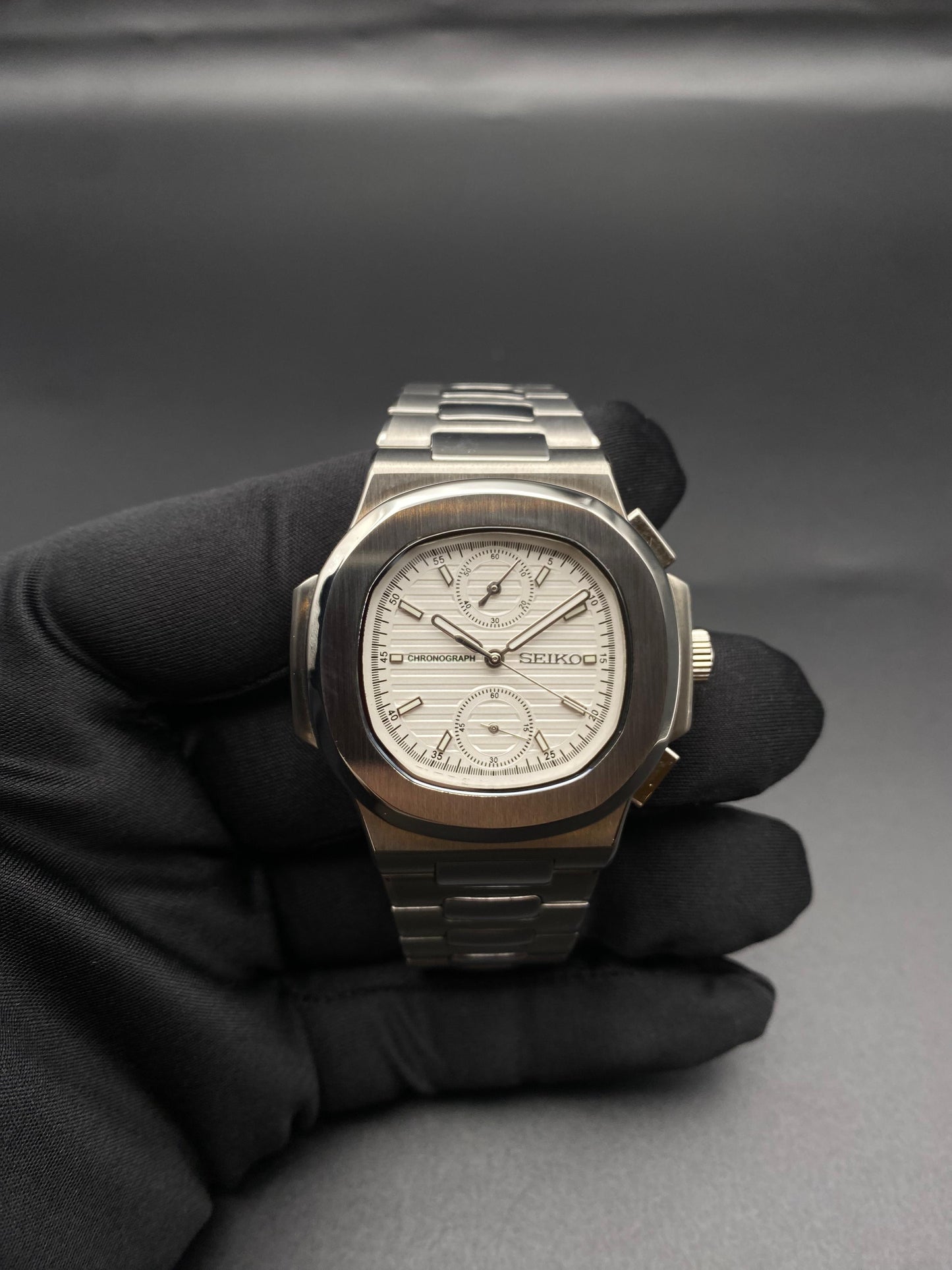 SEIKOLUS CHRONO WHITE