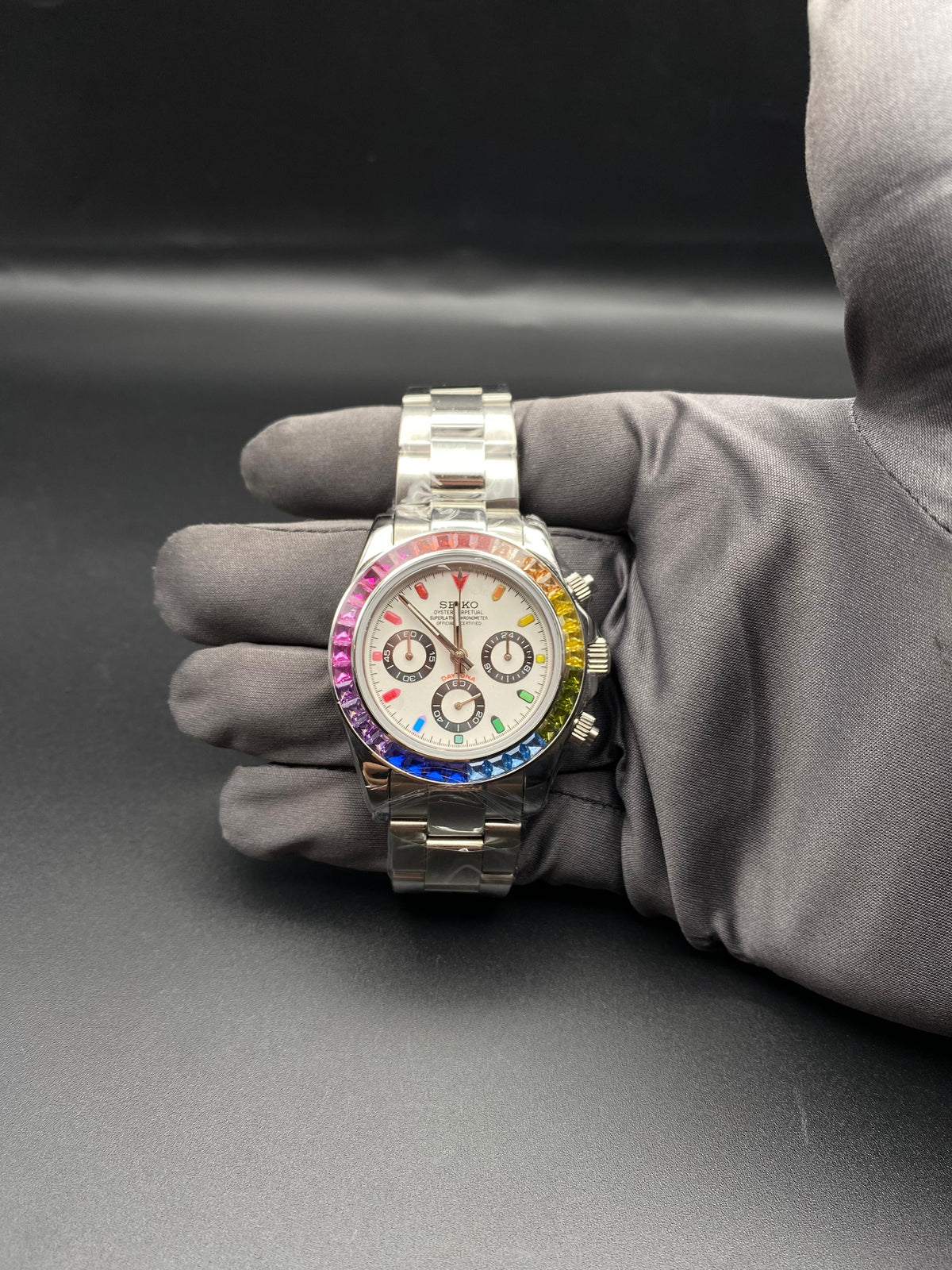 MOD CHRONOGRAPHE RAINBOW SILVER