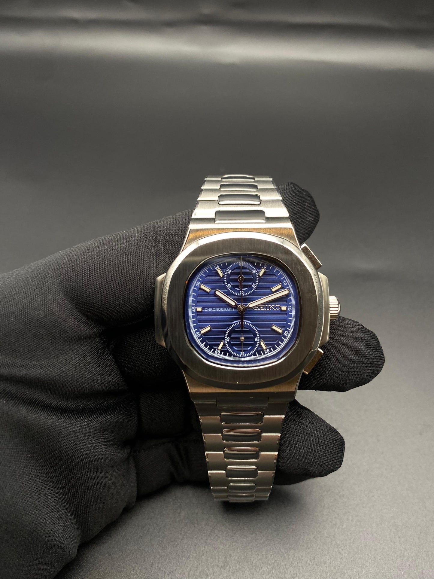 SEIKOLUS CHRONO BLEUE