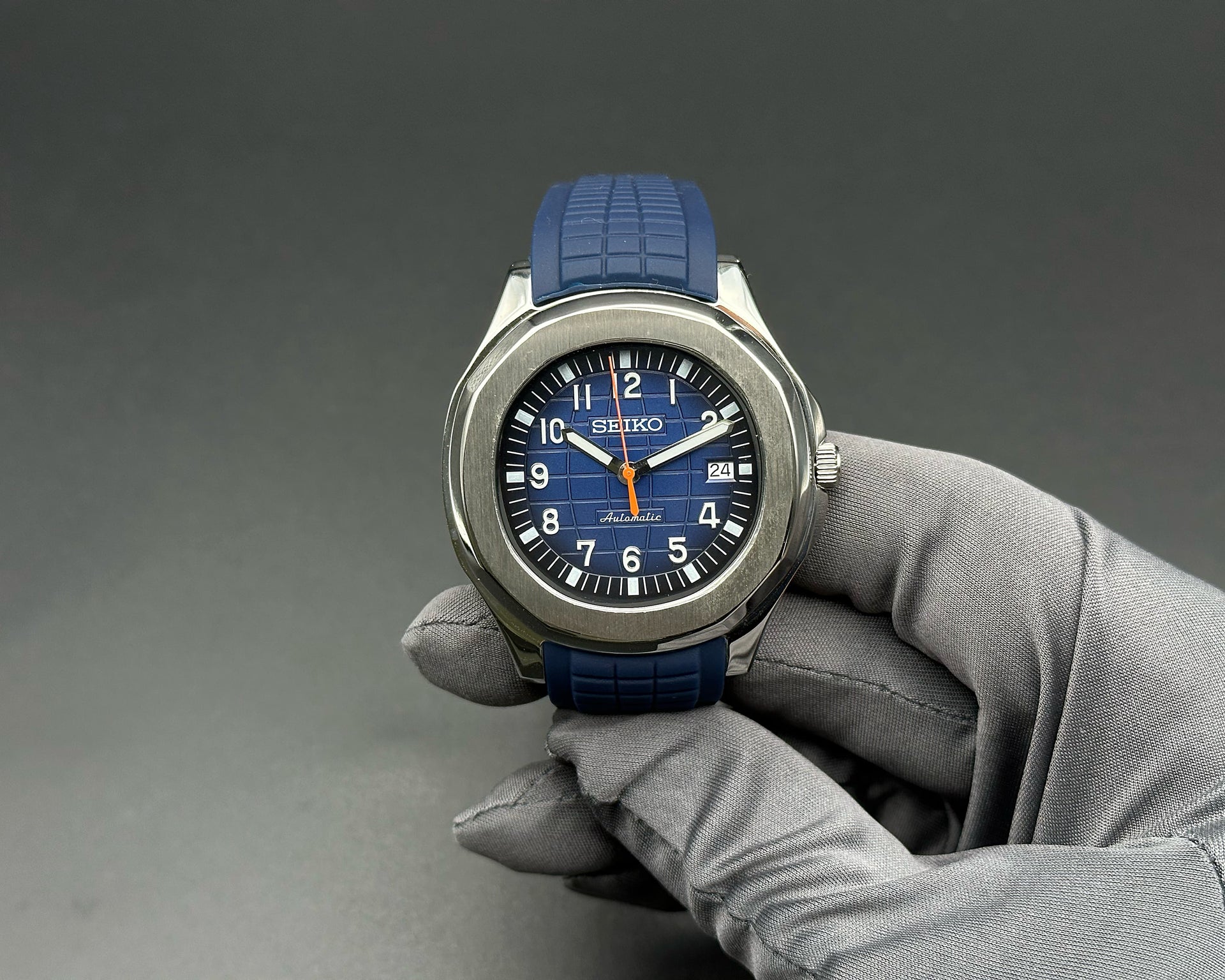 Seikonaut blue Seikomod – Seiko-mods